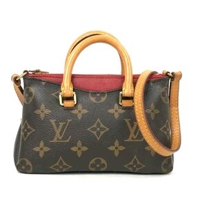 Louis Vuitton Monogram Nano Pallas Crossbody Bag